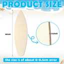 Anglechic 2 Pcs 36 Inches Unfinished Wood Surfboard Cutout for Crafts Large Size Nautical Blank Wooden Crafts Summer Beach DIY Wall Decor for Painting Home Hanging Decoration Hawaii Luau Party
