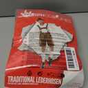 Morph Lederhosen Men Costume, Oktoberfest Costumes Men's, German Festival Costume, Halloween Costumes for Men (Medium)