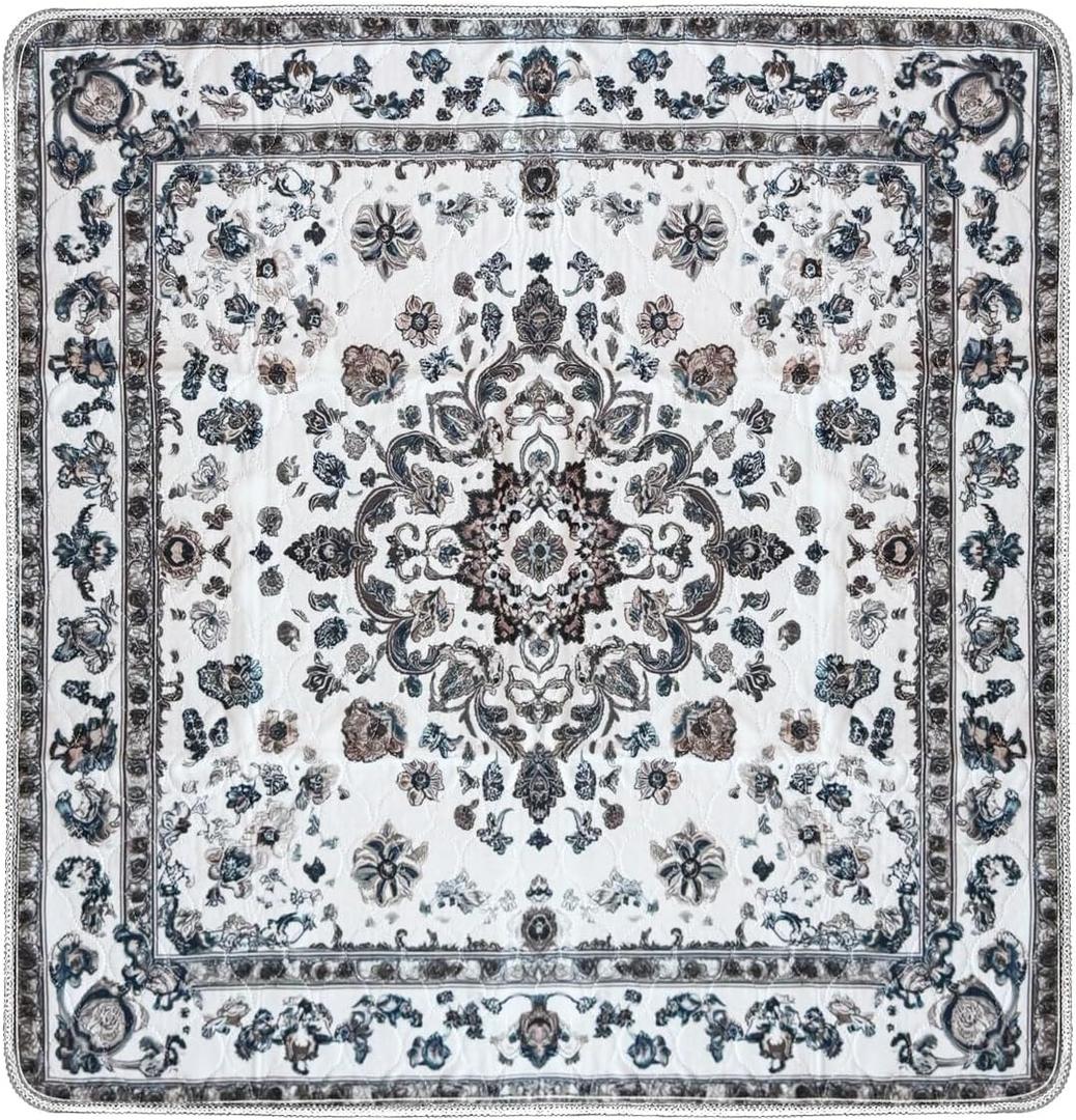 PUPIBOO Washable Pee Pads for Dogs and Cats - Super Absorbent Reusable Puppy Training Pads - 100% Waterproof, Leak-Proof & Non-Slip Whelping Pads for Pet Housebreaking (36 x 36 Inch (Pack of 2), Multi Neutral)