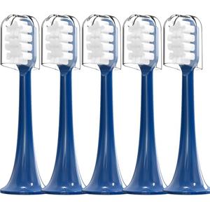 Toothbrush Replacement Heads Compatible with Snow Gen2 Electric Toothbrush,No LED Whitening,with Dust Cover,4 Pack (Polar Blue, Medium)