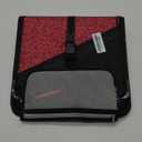 Mead 2 Inch Round Ring Binder, Sewn Fabric, 3 Tab Expanding File, 4 Pockets, Red/Black (29282BJ7)