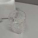 Skelang Hammered Lip-less Glass Lamp Shade, Cylindrical Light Cover with Fitter Opening, Replacement for Chandelier, Pendant, Bathroom Vanity Light, 4 Pcs