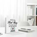 3 x Funny You're the Best Thing I've Ever Found on the Internet Wood Sign Valentines Day Decorations Home Living Room Bedroom Desk Shelf Table Decor 5 X 5 Inch