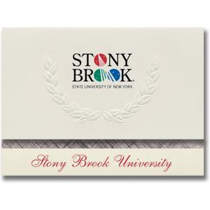 Stony Brook University Graduation Announcements, Platinum style, Basic Pack 20 with Stony Brook U. University Mark Foil