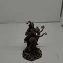 Veronese Design 9 1/2 Inch Pan Playing Flute Cold Cast Resin Bronze Finish Statue Home Decor