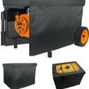 Generator Covers While Running,Outdoor Generator Tent Running Cover,Waterproof Portable Generator Enclosure, 32 "Lx24" Wx24 "H Generator Shelter Tent for Most 5000-10000w Framed Generators (BLACK)