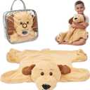 ODOXIA Weighted Lap Pad for Kids | Calming & Comforting | Weighted Lap Animal | Dog Buddy | Sensory Weighted Animals | Weighted Lap Blanket for Sensory Needs | Carrying Bag Included | 5 Lbs