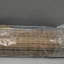 UNISHADES Bamboo Roman Shades w/Valance, 28" W × 64" H, BDP-Driftwood