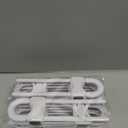 Jetec 10 Pieces Cabinet Locks for Babies, U-Shaped Proofing Drawers Safety Child Locks Adjustable, Easy to Use Childproof Latch for Knob Handle on Kitchen Door Storage Cupboard Closet (White)