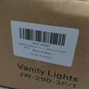 FDPBY Bathroom Vanity Lights 3-Light Modern Crystal Vanity Light Chrome Bathroom Light Fixtures Over Mirror Crystal Bathroom Vanity Lighting Fixtures