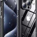 2025 New Designed for iPhone 15 Pro Case Waterproof, [Military Grade Shockproof][Glass Camera Protector & Built-in Screen Protector][IP68 Underwater][Dustproof][Dropproof] Full Phone Case 6.1"