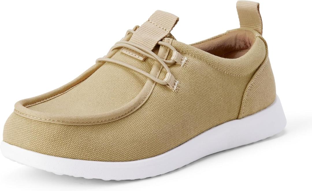 Amazon Essentials Men's Canvas (10.5, Natural/White)