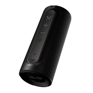 Blue Tees Golf The Player Magnetic Bluetooth Speaker Securely Attaches to Golf Cart - IPX7 Waterproof - USB Charge Out - Black