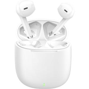 Wireless Earbuds for iPhone 17 Pro Max, for Apple AirPods Earphones Bluetooth Ear Buds Headset Ear Phones for iPhone 16, Touch Control Ear Auto Pairing Headphones (White)