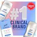 Secret Clinical Strength 100HR Sweat & Odor, Completely Clean Invisbile Solid Antiperspirant Deodorant for Women, 3X Stress Protection with Hyaluronic Acid, PH Balanced, Completely Clean Scent, 2.6 oz