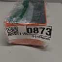 BHning 12Hours Large Display Wall & Desk Clock - Easy Read Flip Clock with Bold Numbers, Dual Mount, Quiet Non-Ticking for Bedroom, Kitchen, Office - Warm Orange Decor