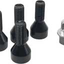 Wheel Locks Lug Nuts Fits for BMW 128i 135i 318is 320i 328i 330i 550i M3 M5 M6 Z3 Z4 Mini Cooper M12 x 1.5mm Wheel Lock Lug Bolts Set Replace36136786419