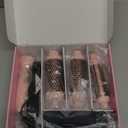 Farery Thermal Brush Set 3 in 1, Ceramic Curling Wand & Hot Brush with 9 Temperatures. 3 Interchangeable Travel Curling Irons for Short, Medium & Long Hair (1.25'', 1.5'' & 1.75'' Barrels)