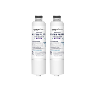 Amazon Basics Replacement Samsung DA29-00020B Refrigerator Water Filter Cartridge - Pack of 2, Premium Filtration, Easy to Install