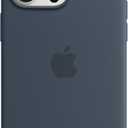 Apple iPhone 15 Pro Max Silicone Case with MagSafe - Storm Blue