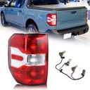 Left Driver Side Tail Light Halogen Type Rear Lamp Compatible for 2022 2023 2024 Ford Maverick XL XLT With Bulbs NZ6Z-13405-A NZ6Z13405C FO2800288 LH
