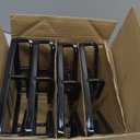 Upgraded WB31K10016 WB31K10015 Grates Replacement Parts for GE Stove Grate Cast Iron Grate Kenmore Hotpoint Gas Range Grate General Electric Cooktop Burner Grate Stove Top Parts Metal Rack 4Pcs