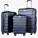 Coolife Luggage 3 Piece Set Suitcase Spinner Hardshell Lightweight TSA Lock