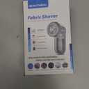 BEAUTURAL Fabric Shaver and Lint Remover, Sweater Defuzzer with 2-Speeds, 2 Replaceable Stainless Steel Blades, Battery Operated, Remove Clothes Fuzz, Lint Balls, Pills, Bobbles Gray