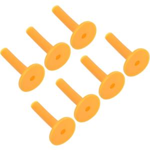 PATIKIL Rubber Golf Tee, Tall Training Driving Range Tee Stable Ball Holder for Outdoor Indoor Hitting Mat (3.4 Inch, Yellow)