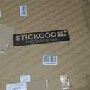STICKGOO Smooth Drop Ceiling Tiles 2ft x 2ft, PVC Ceiling Tile 24 x 24in - Waterproof, Fire-Rated to Prevent Breakage - Package of 12 Tiles Cover 48 Sq. Ft, White