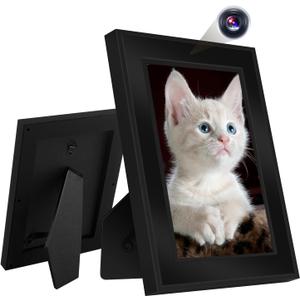 Nanny Cam Frame Video Recorder 1080P HD Hidden Camera Motion Detection Indoor Security Camera Small Spy Camera No WiFi Needed, No Audio