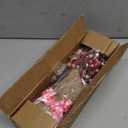 Valentines Day Decorations,Timer Lighted Valentine's Day Tree Tabletop with 20 Red Lights Battery Operated 16 Inch 12 Heart 48 Pink Berries Artificial Tree Valentine's Day Decor Home Party Wedding