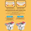Card Shuffler Automatic, 1-4 Deck Automatic Pokers Card Shuffler, Low Noise & Portable shufflers Machine for Bridge, Blackjacks, Pokers Card Games