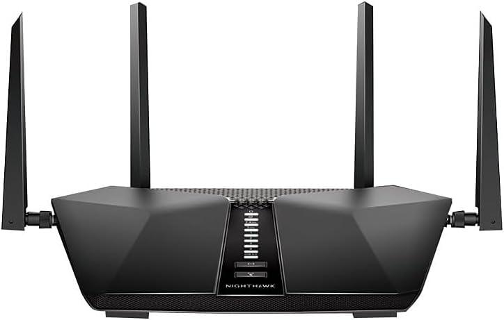 NETGEAR Nighthawk 6-Stream AX5400 WiFi 6 Router (RAX50) - AX5400 Dual Band Wireless Speed (Up to 5.4 Gbps) | 2,500 sq. ft. Coverage