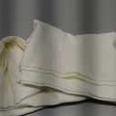 Chyhomenyc Bedroom Curtains 54 Inch Length 2 Panels, Faux Linen Textured Semi Light Filtering Soft Airy Yellowish Window Treatment Drapes for Living Room, Each 30Wx54L, Creamprev. Ivory