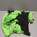 Materuis Shego Costume Bodysuit Female Kim Possible Cosplay Outfits Zipper Halloween Elastic Spandex Jumpsuit Adult Size (Medium)