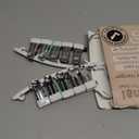 Legging Organizer for Closet, Metal Yoga Pants Hanger w/Rubber Coated 2 Pack w/10 Clips Hold 20 Leggings, Hangers Space Saving Hanging Closet Organizer for Closet Organizers and Storage-White