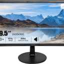 19.5 Inch PC Monitor 1600x900, Dual Built-in Speakers, 5ms, Computer Screen Low-Blue Light 60Hz LED Monitors, HDMI, VGA, 75x75mm VESA Business Display, Black