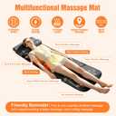 Full Body Massage Mat with Heat, 9 Vibration Nodes Massage Chair Pad