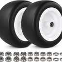 2Pcs 13x6.50-6 Lawn Mower Tires Flat Free for Zero Turn Mowers
