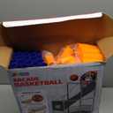 JOYIN Arcade Basketball Game Set with 4 Balls and Hoop for Kids 3 to 12 Years Old Indoor Outdoor Sport Play - Easy Set Up - Air Pump Included - Ideal for Competition