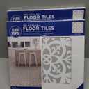 FloorPops FP2942 Medina Peel & Stick Floor Tiles, Grey (12"L x 12"W x 0.06"T)