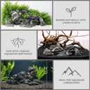 2.2-8.1 Inches Natural Seiryu Stone, 5 PCS Mixed Sizes Aquarium Rocks for Aquascaping, Iwagumi Layouts, Terrariums & Aquarium Dcor