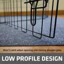 Drymate Jumbo Dog Playpen Mat (60x74), Super Absorbent, Waterproof, Slip-Resistant, Machine Washable, Reusable Puppy Pad for Training, Whelping, Housebreaking, Incontinence, Crate, Kennel (USA Made) (Charcoal)