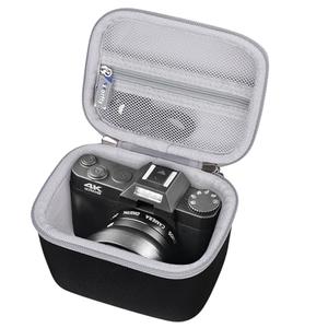 worfty Camera Case for Duluvulu/Zostuic/ROQIOO/Oiadek/VJIANGER/Aboobu/TEFTYMON/AUREAPIX/Lacegre Vlogging Youtube Vlog Camera Carrying Storage Holder for SD Cards Batteries(Case Only) (Black)