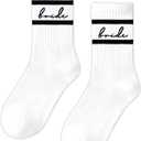 Wedding Socks for Bride, Bride To Be Something Blue Gift, Bridal Shower Gifts Bachelorette Decorations