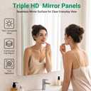 Bathroom Medicine Cabinet, 14x18 in Wall-mounted Medicine Cabinet Organizer