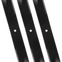 27-0990 Mower Blade Compatible with to ro Z Master TimeCutter ZX 52" Deck, High Lift Blades for 56-2390 92-7961 106-0626, 18" Length 1/2" Blade Hole, 3 Pack
