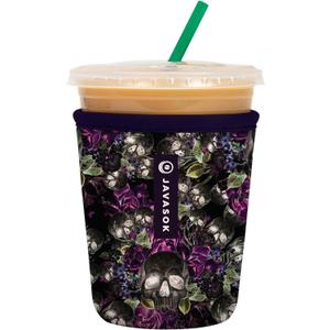 Sok It JavaSok Iced Coffee & Cold Soda Insulated Neoprene Cup Sleeve (After Dark, Small: 16-20oz)