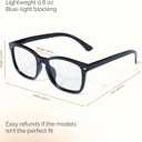 CCVOO Reading Glasses for Women/Men, Eyeglasses, Blue Light Readers for Women/Men, Computer Eye Glasses,  Cheaters,Magnification Strength: 1.25 x